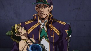 Jotaro, who just woke up, is a little weak