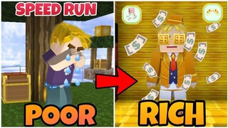 POOR TO RICH SPEED RUN IN SKYBLOCK 😱😍 -SKYBLOCK BLOCKMAN GO(REUPLOAD)