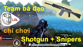 PUBG Mobile | Khi cả team bạn chơi Shotgun và Sniper top 1 vẫn trong tầm tay | Wings Gaming