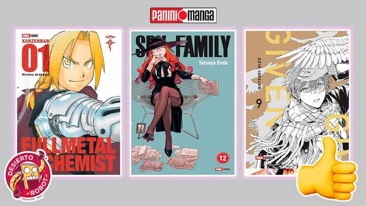 Full Metal Alchemist, Given: Estremos Manga Panini ya en Desierto Robot