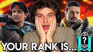 EMBER RISE PLACEMENTS MATCHES COMPLETE! WHAT RANK DID I GET?! - Rainbow Six Siege