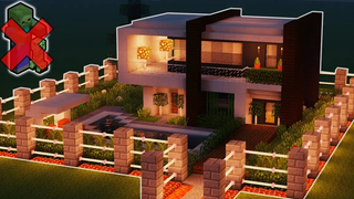 ⚡Minecraftสอนสร้างบ้านโมเดิร์นสุดหรูและปลอดภัยสุดๆ ep46 Modern House⚡