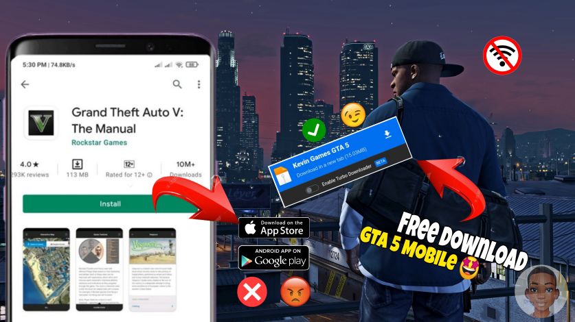 gta v mobile in play store, How to download gta 5 in mobile-100% 🔥working  trick 2020