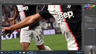 Cắt ghép ảnh Paulo Dybala bằng photoshop