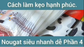 Cách làm kẹo hạnh phúc Nougat siêu nhanh dễ phần 4