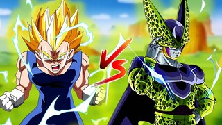 Vegeta SSJ2 vs Super Perfect Cell | Dragon Ball #14