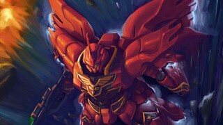 Pria terakhir Zeon mengendarai "Gundam" bermata satu merah - Bersinar Berani