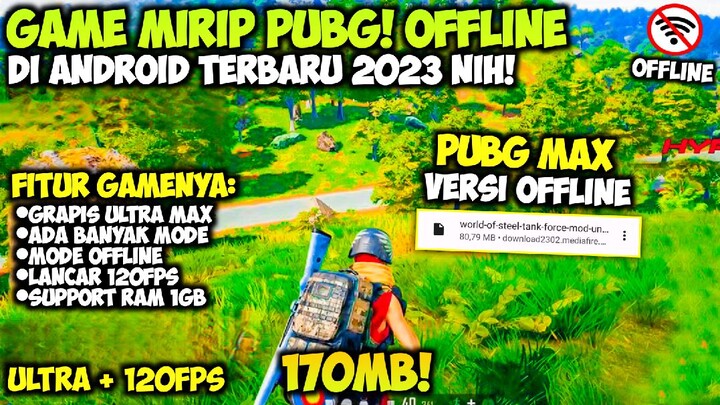 Wow! Game Mirip Pubg Tapi Versi Offline - Terbaru 2023 Grapics Hd/Ultra| Support Ram 1Gb Juga!!!