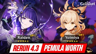 ANALISIS Banner 4.3 Raiden Shogun Yoimiya Sara Bennett Chevreuse - Top up di Meppostore.id