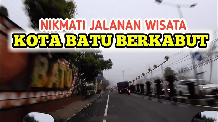 JJS NIKMATI KOTA BATU BERKABUT TEBAL, TITIK TILANG ELEKTRONIK ETLE PAKAI CCTV