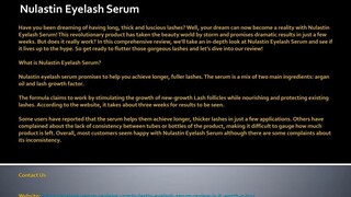 Nulastin Eyelash Serum