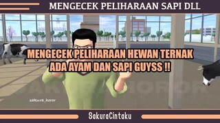 SAKURA SCHOOL -MENGECEK PELIHARAN SAPI, AYAM DALN LAIN-LAIN❓❓❗❗