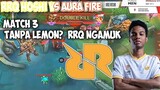 MATCH PENENTUAN. RRQ GGWP COYY KOMPAK BGT AURA GA BERKUTIK. RRQ HOSHI VS AURA FIRE MATCH 3 MPL ID S6