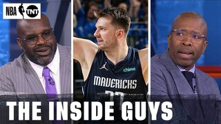 INSIDE THE NBA | Shaq reacts to Luka Doncic in Dallas Mavericks vs Phoenix Suns Playoffs West Semi