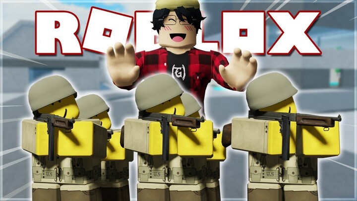 Roblox - Gà Làm Tổng Chỉ Huy Đội Quân Noob Đi Chiếm Cứ Mặt Trận (Noob Army Tycoon)