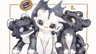 ผู้ชายที่เป็นผู้ชายต้องดูให้ได้: Three Cute Babies ของ Toothless