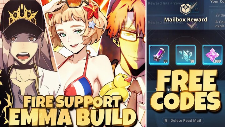 100 FREE CODES & NEW EMMA BUILD TO SUPPORT BOTH FIRE DPS CHARACTERS  - Solo Leveling Arise