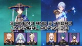 3 ANEMO & 3 HYDRO IN SPIRAL ABYSS 3.3 FULL GAMEPLAY!