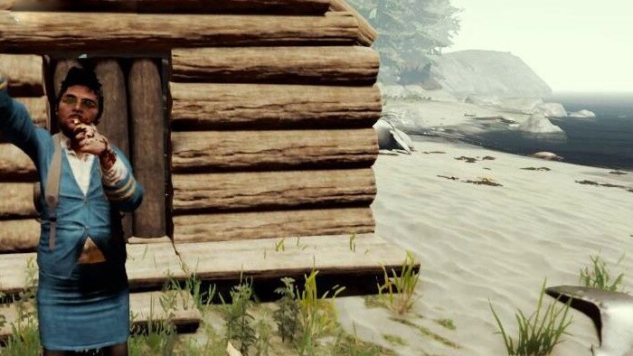 When your teammates use VR to play Forest: Huh? This is a sinkhole