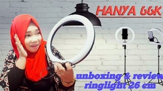 UNBOXING  DAN REVIEW RING LIGHT SUPER MURAH | CHYLVIA ZHEMA