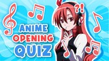 ANIME OPENING QUIZ | GUESS THE 80 ANIME OPENINGS | Anime Quiz
