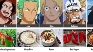 One Piece Characters Favorite Foods