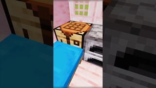 Minecraft 3x3 Romantic House 🏠 #shorts