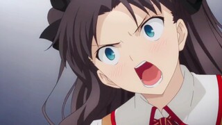 Shirou Emiya is unromantic, making Rin Toosaka blush and call her an idiot!