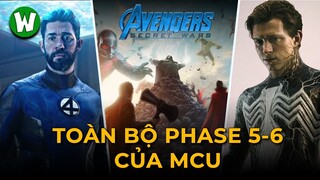 Toàn Bộ Phase 5 và 6 Vũ Trụ Điện Ảnh Marvel | F4, Spiderman, Secret Wars