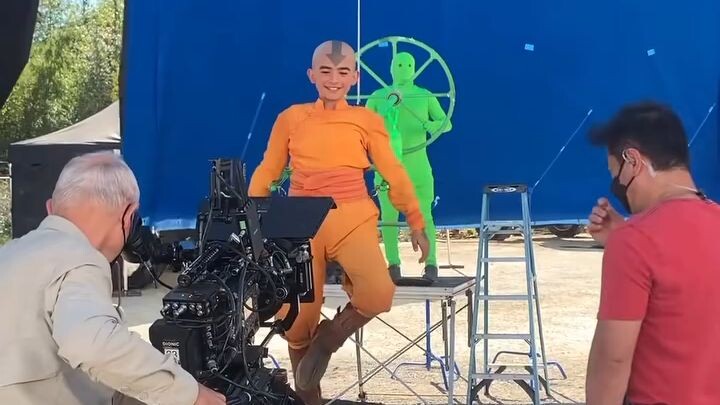 behind the scene of Avatar the last Airbender  😳🤍