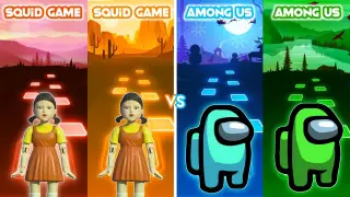 Squid Game VS Among Us - Tiles Hop EDM Rush