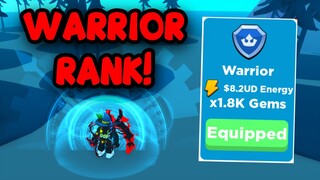 I Reached WARRIOR RANK + How to Farm MYSTIC STONES FAST!! | Anime Punching Simulator Roblox