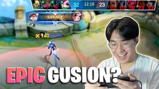 Bullying EPICs with Gusion | Mobile Legends