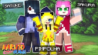 FUI ADOTADA PELO SASUKE E SAKURA no MINECRAFT! ‹ Pimpolha ›