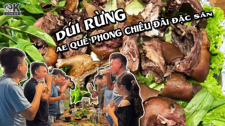 Tiếp Đón Anh Em Quê Phong Đặc Sản Rừng | Hà Còi