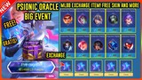 NEW EVENT! GET PSIONIC CONTRACT TO EXCHANGE IT FOR EPIC SKIN + GIFTABLE FREE SKIN MOBILE LEGENDS