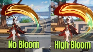 No bloom vs High bloom Effect | Honkai Star Rail