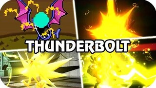 Evolution of Pokémon Moves - THUNDERBOLT (1996 - 2019)