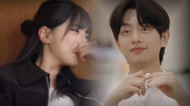 When Park Jae-hyung and Kim Ji-won chose each other, their facial expressions were: