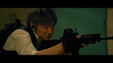 Ajin's live-action version of Sato saving Kei Nagai is a bit showy