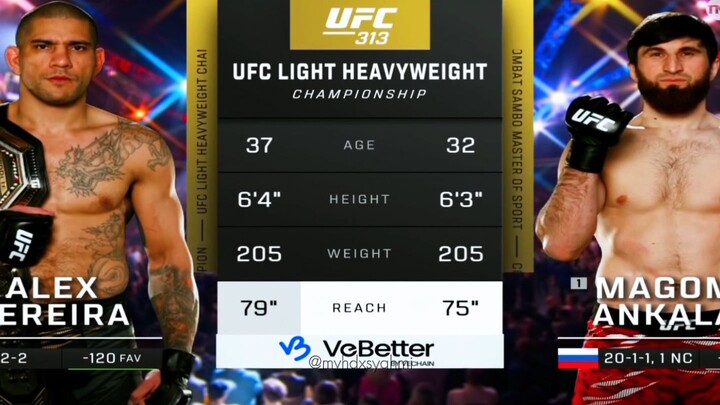 UFC 313 | Alex Pereira 🇧🇷 vs Magomed Ankalaev 🇷🇺 | Light Heavyweight Championship