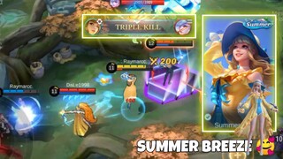 SUMMER BREEZE GUINEVERE OP MONTAGE