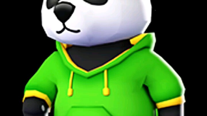 skin panda cutee stumbleguys☺🥰😍