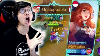 NEW HERO GUINEVERE SKILL GOKSS !!! - MOBILE LEGENDS INDONESIA