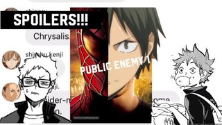 | spider-man no way home skit | yamaguchi as peter parker | haikyuu!! skit |