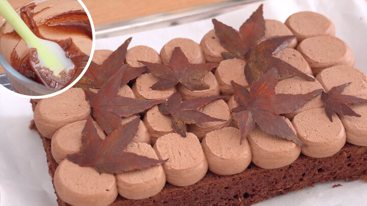 [อาหาร][ASMR]รายละเอียดการทำเค้กชอคโกแลตบราวนี่