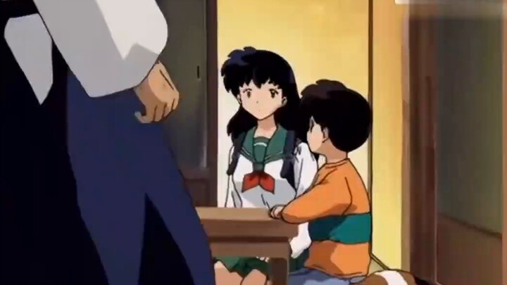 InuYasha: Gouzi no longer considers himself an outsider and comes and goes freely in Kagome's house.