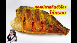 ทอดปลาสลิดยังไงให้กรอบ? : How to fry the Gourami fish l Sunny Thai Food