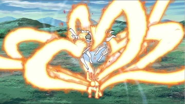 Kurama lent Naruto his power, Naruto Uses Mini Rasenshuriken To defeat The Fusion of White Zetsu