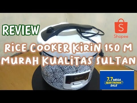 REVIEW RICE COOKER KIRIN KRC 150 M-1,3 Liter|Cara Masak nasi yang benar+link